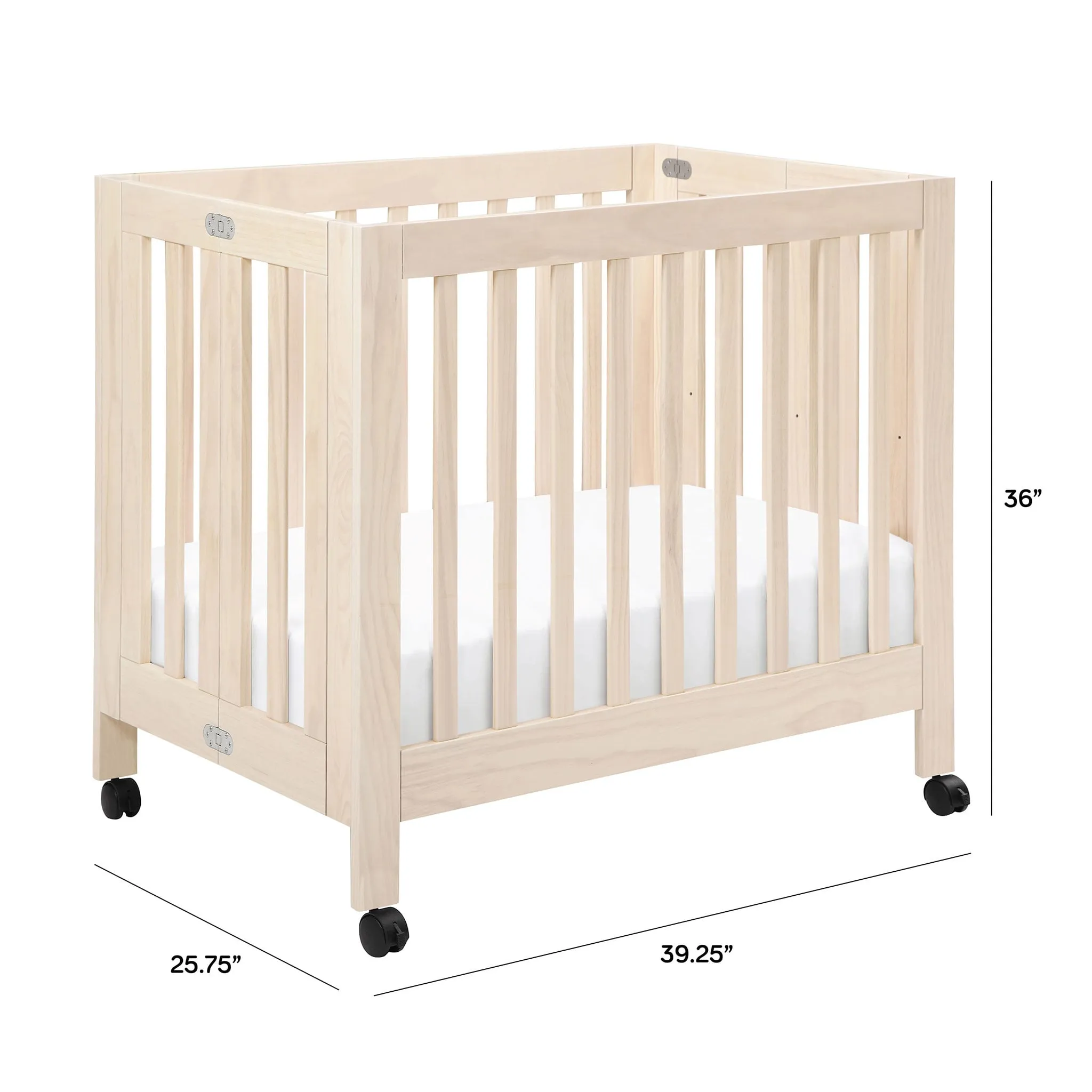 Babyletto Mini Couchette Origami - Naturel Lavé