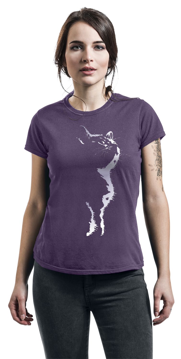 Cat Silhouette | Tierisch T-Shirt Manches courtes