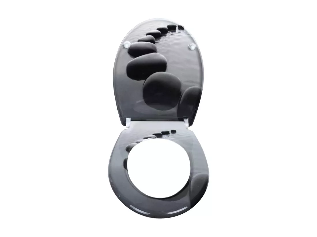Abattant WC A Duroplast noire 45.5 x 37.1 x 45.5 cm 19_0000737