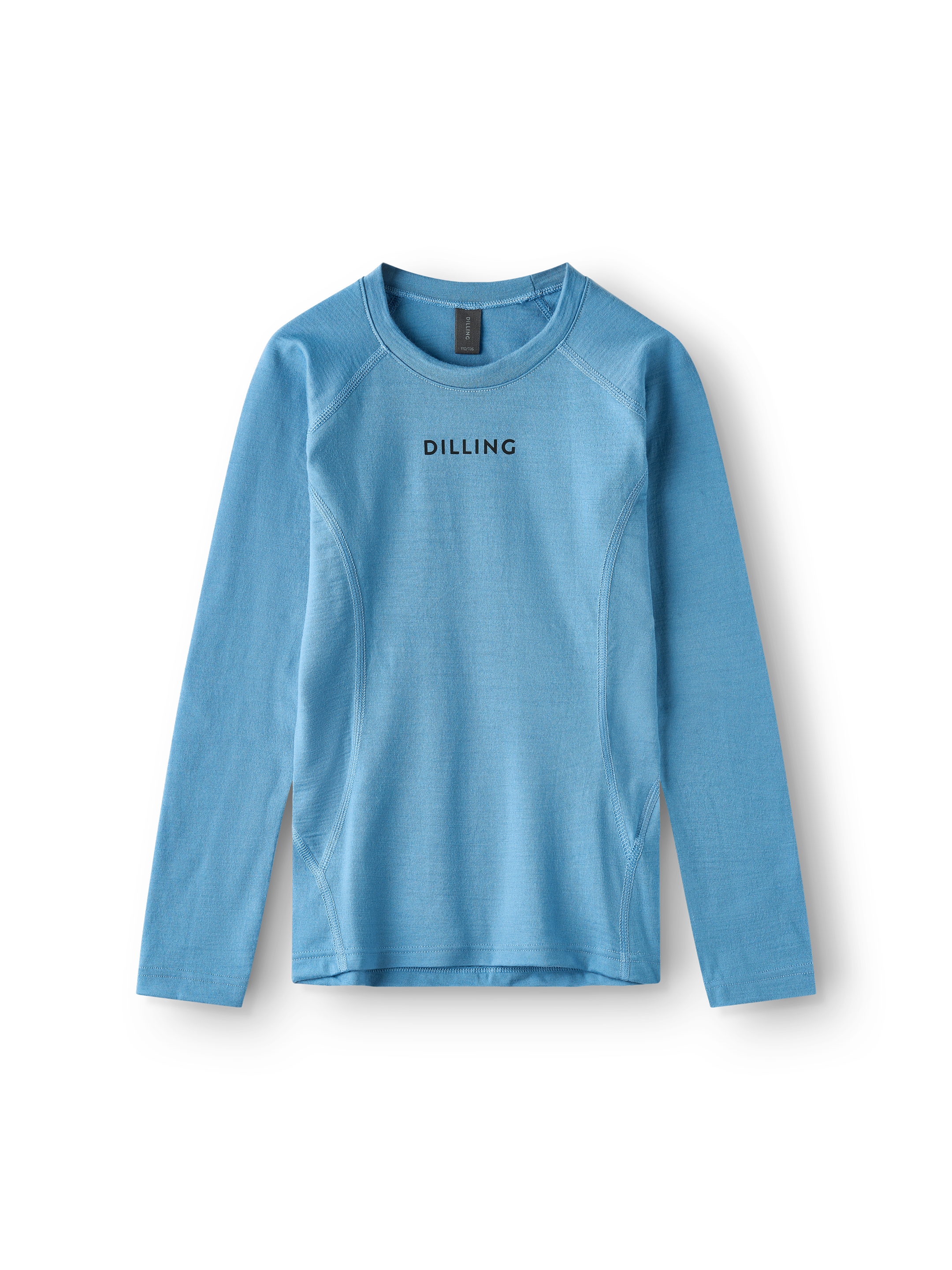 Shirt met raglanmouwen van merinowol voor kinderen
