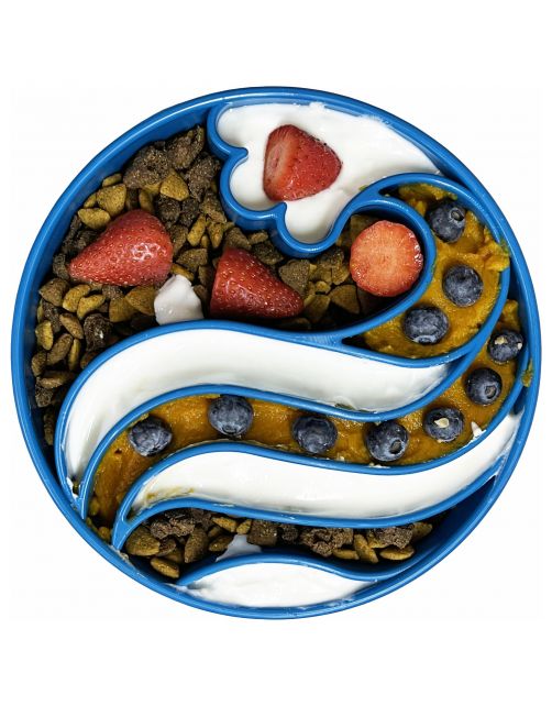 Sodapup Wave Ebowl - Hondenvoerbak - Ø20 cm Blauw