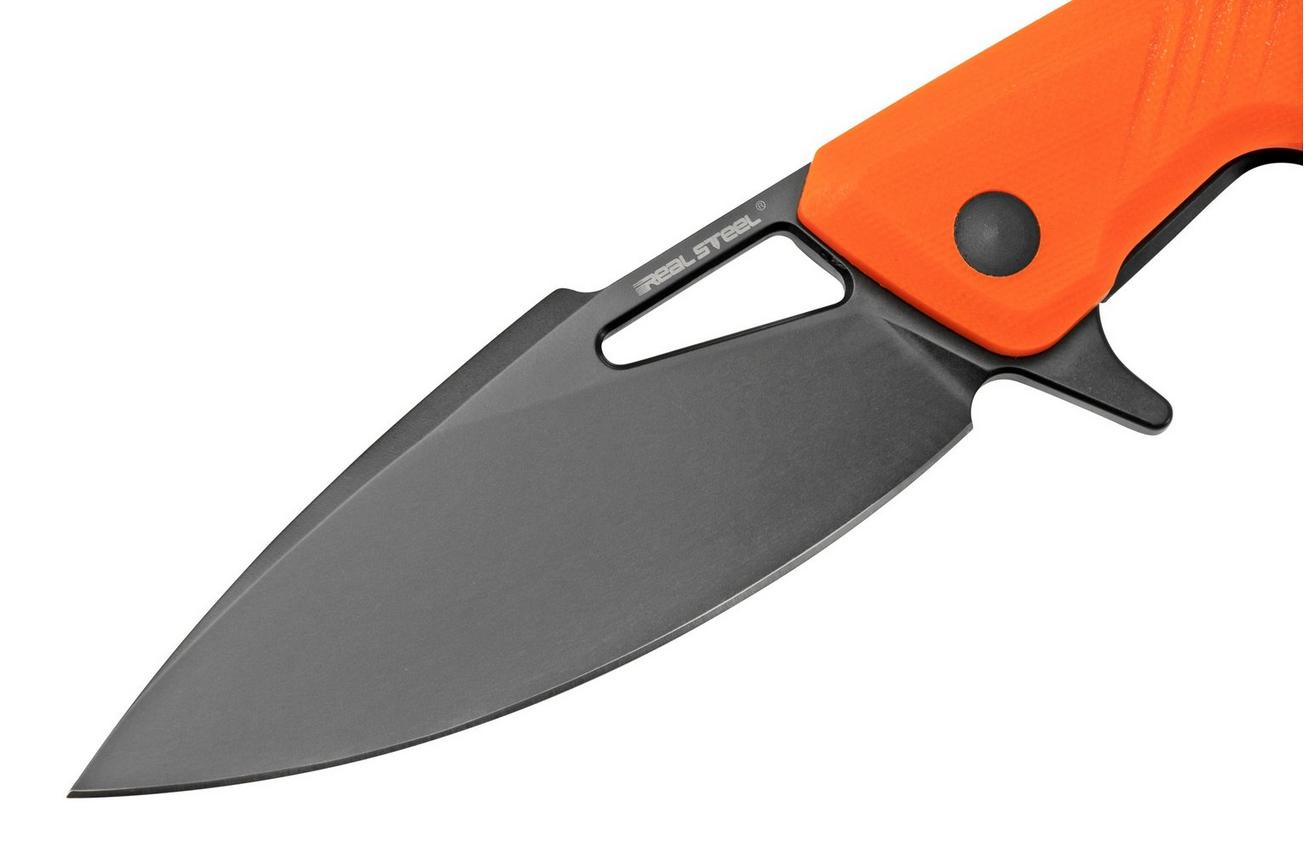 Real Steel Pelican Orange 7922 zakmes, Aslan Zhanabayev design