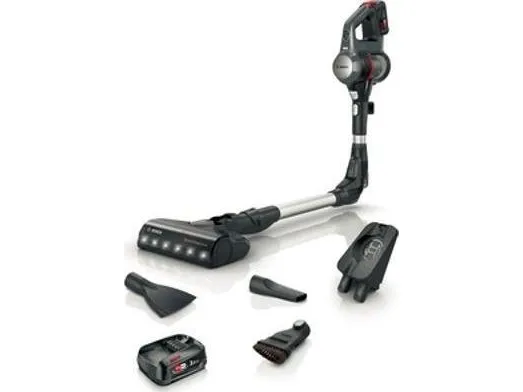 Bosch Unlimited 7 BBS712A - Støvsuger - pind/håndholdt (2-i-1) - uden pose - ledningsfri - antracit - 2 batterier, inkluderet oplader