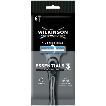 Wilkinson Sword Essential 3 Black Edition 6 Stuks