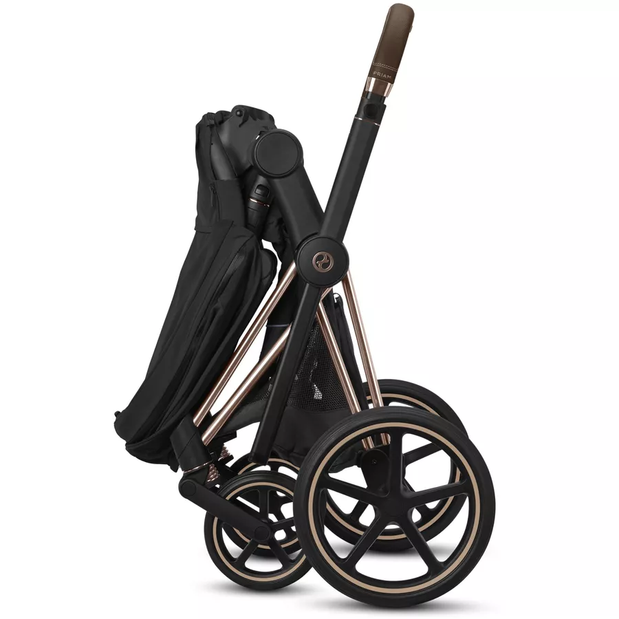 cybex PLATINUM Kombikinderwagen Priam Chrome Brown Soho Grey