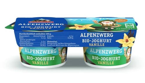 Berchtesgadener Land BIO Alpenzwerg Joghurt Vanille