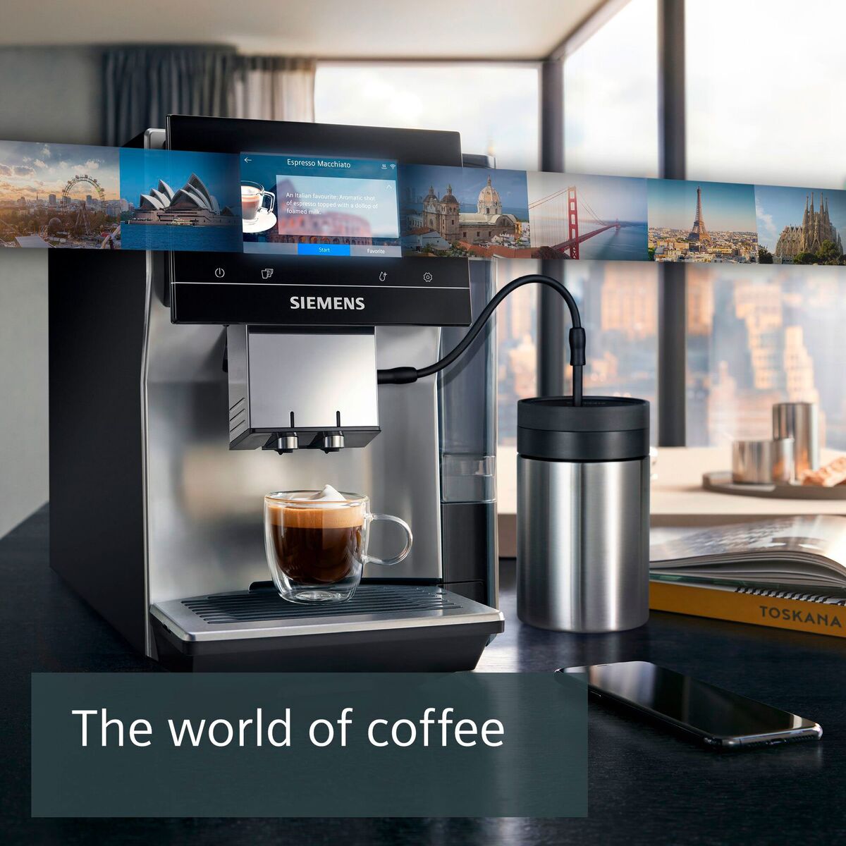 EQ700 Classic Morgendis helautomatisk kaffemaskin 2,4 liter