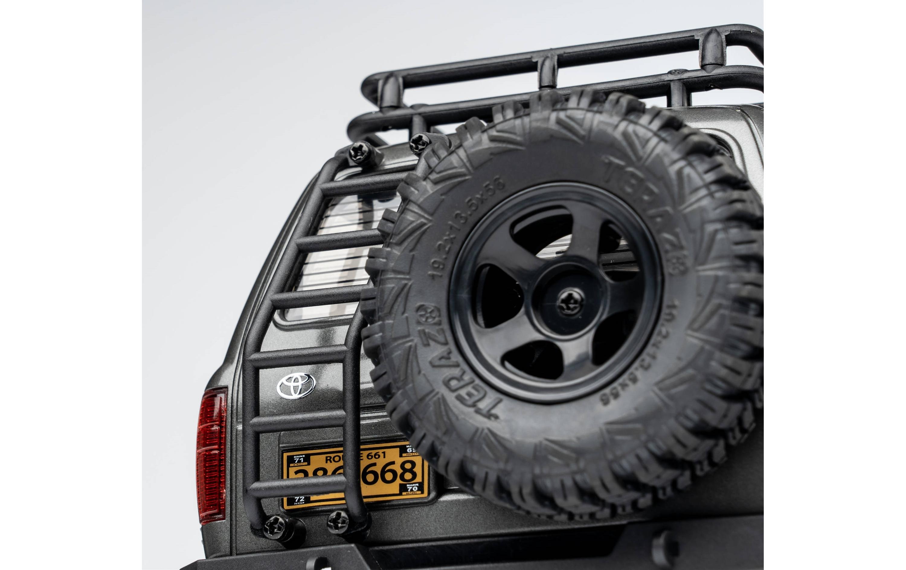 Scale Crawler Toyota Land Cruiser LC80 RTR, 1:18<br>Originalgetreuer Mini-Scaler mit offiziell lizenzierter Toyota LC80 Land Cruiser Karosserie