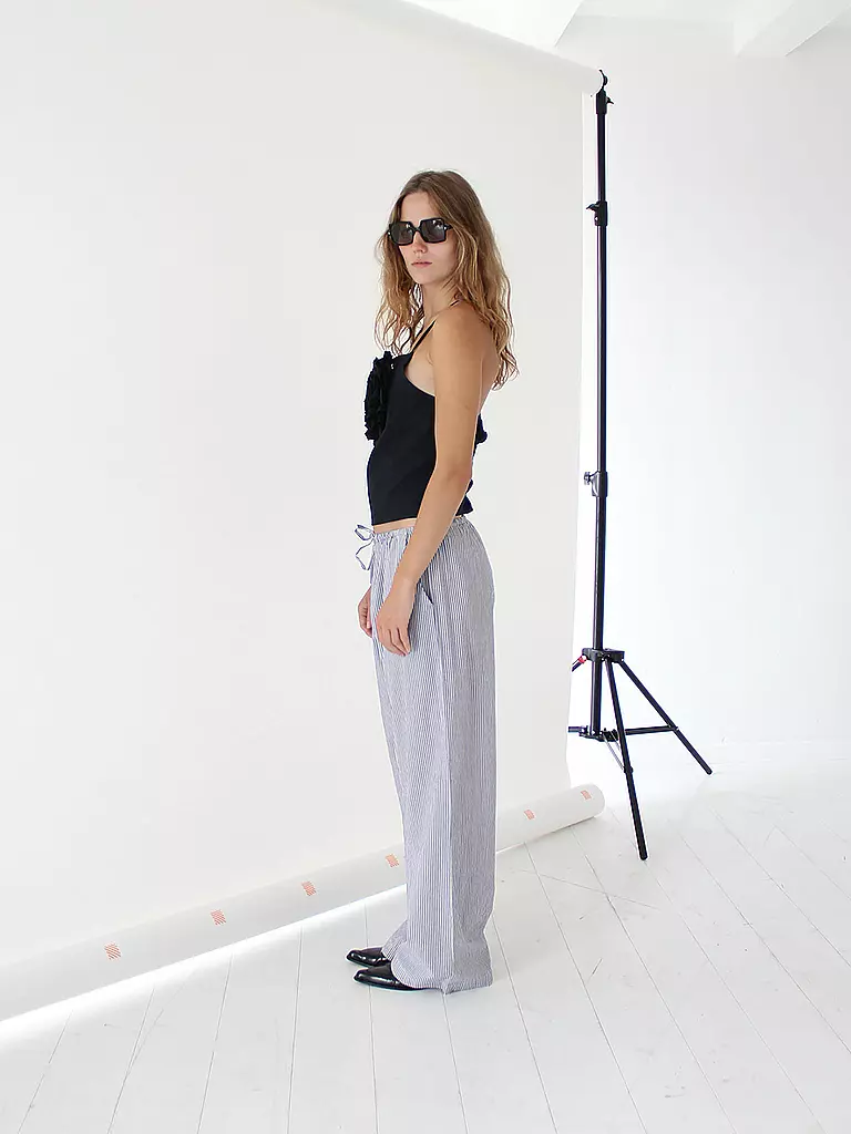 DESIGNERS REMIX Marlenehose HARRIET hellblau