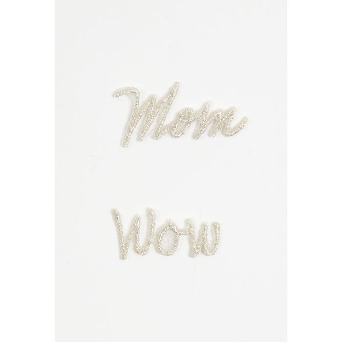 Atelier Veritas-Set 2 patches mom wow 2,5x4,5cm