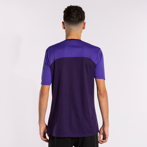 Camiseta Joma Winner II roxa de manga curta