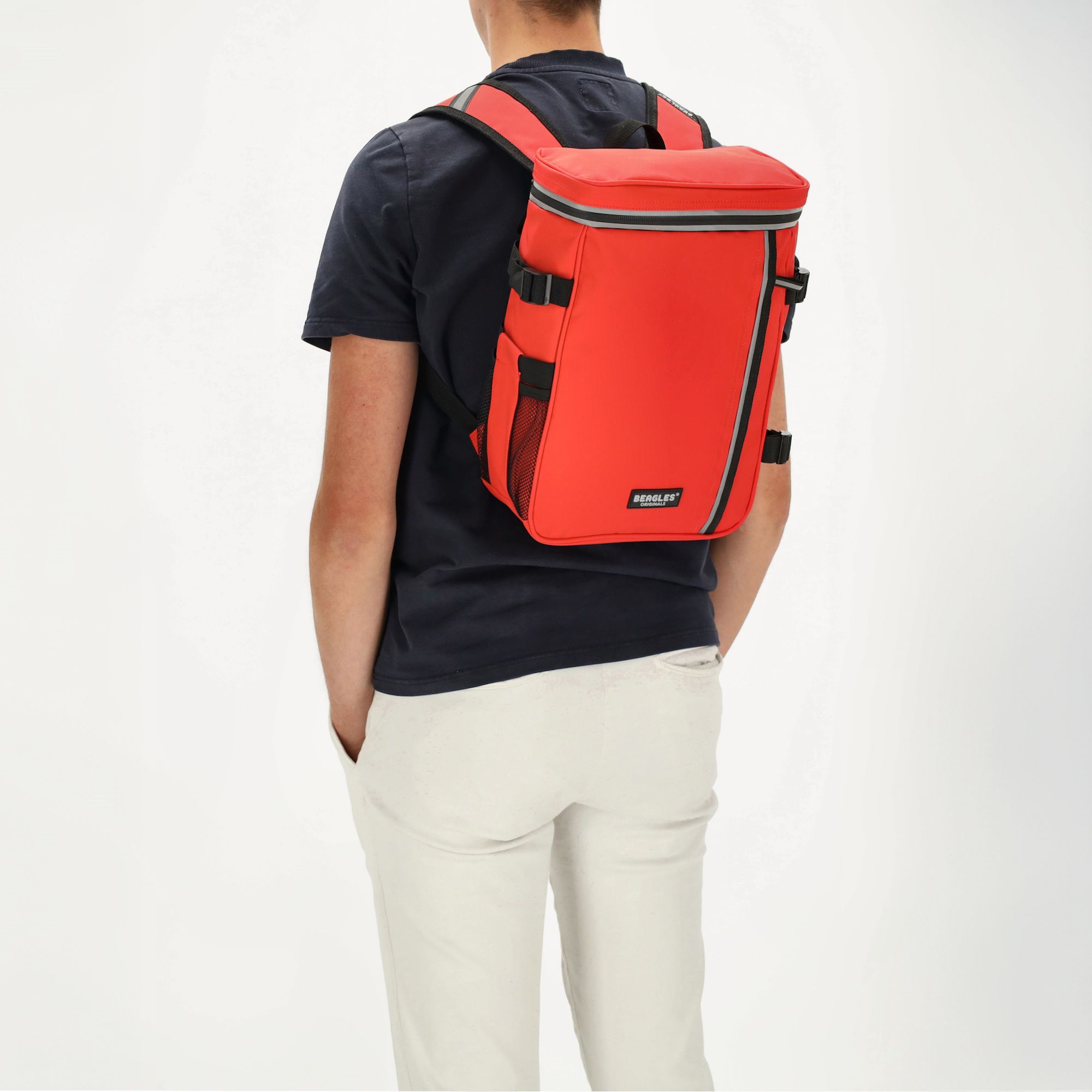 Beagles Originals Tokyo Rugzak 13,3 inch Rood