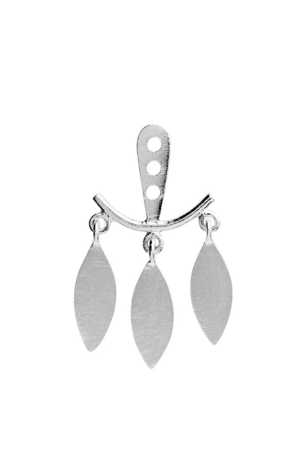 Stine A Dancing Three Leaves Behind Ear silver 1158 00 s