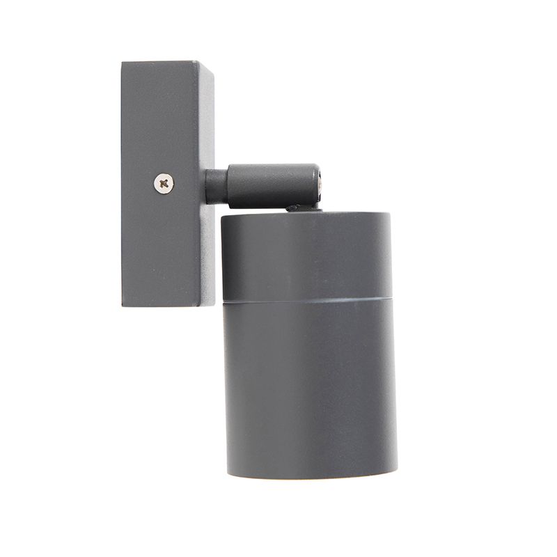 Buitenwandlamp antraciet IP44 draai- en kantelbaar - Solo