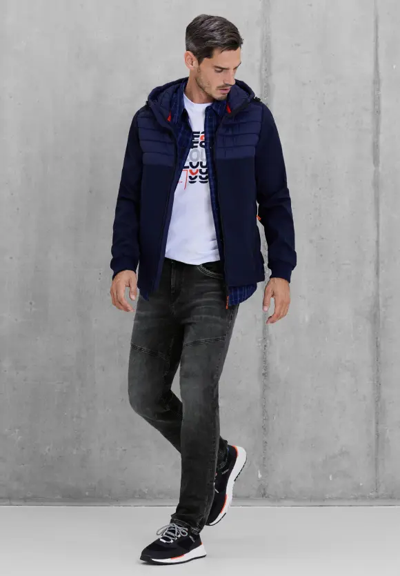 Regular Fit Jeans - black heavy random wash