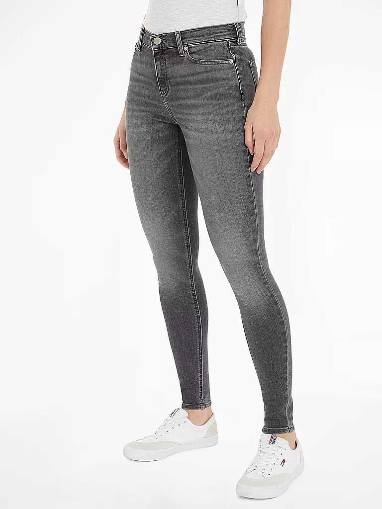 TOMMY JEANS Jeans Skinny Fit NORA  grau