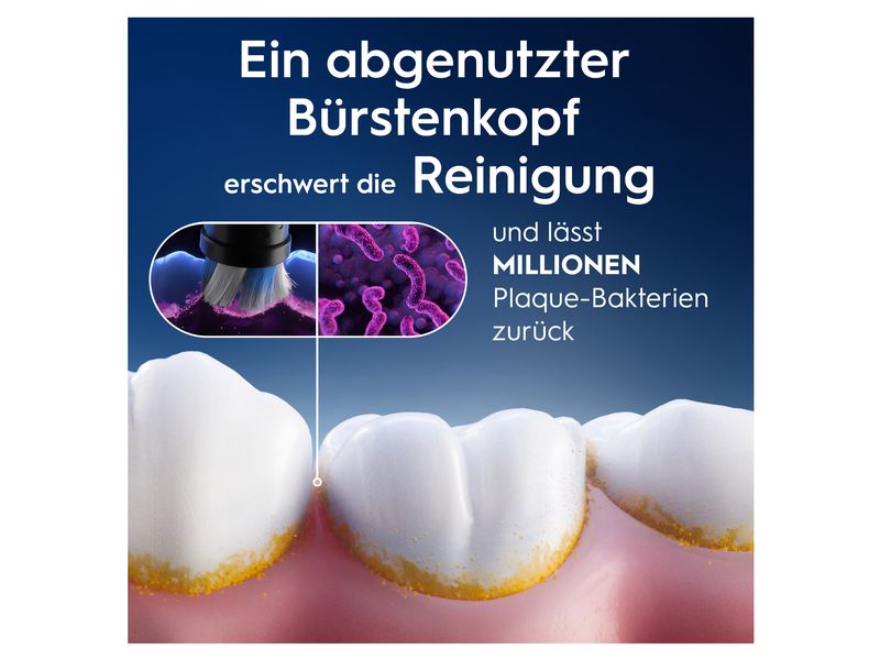 Oral-B Zahnbürstenkopf iO Sanfte Reinigung 4 Stück Ersatzbürsten