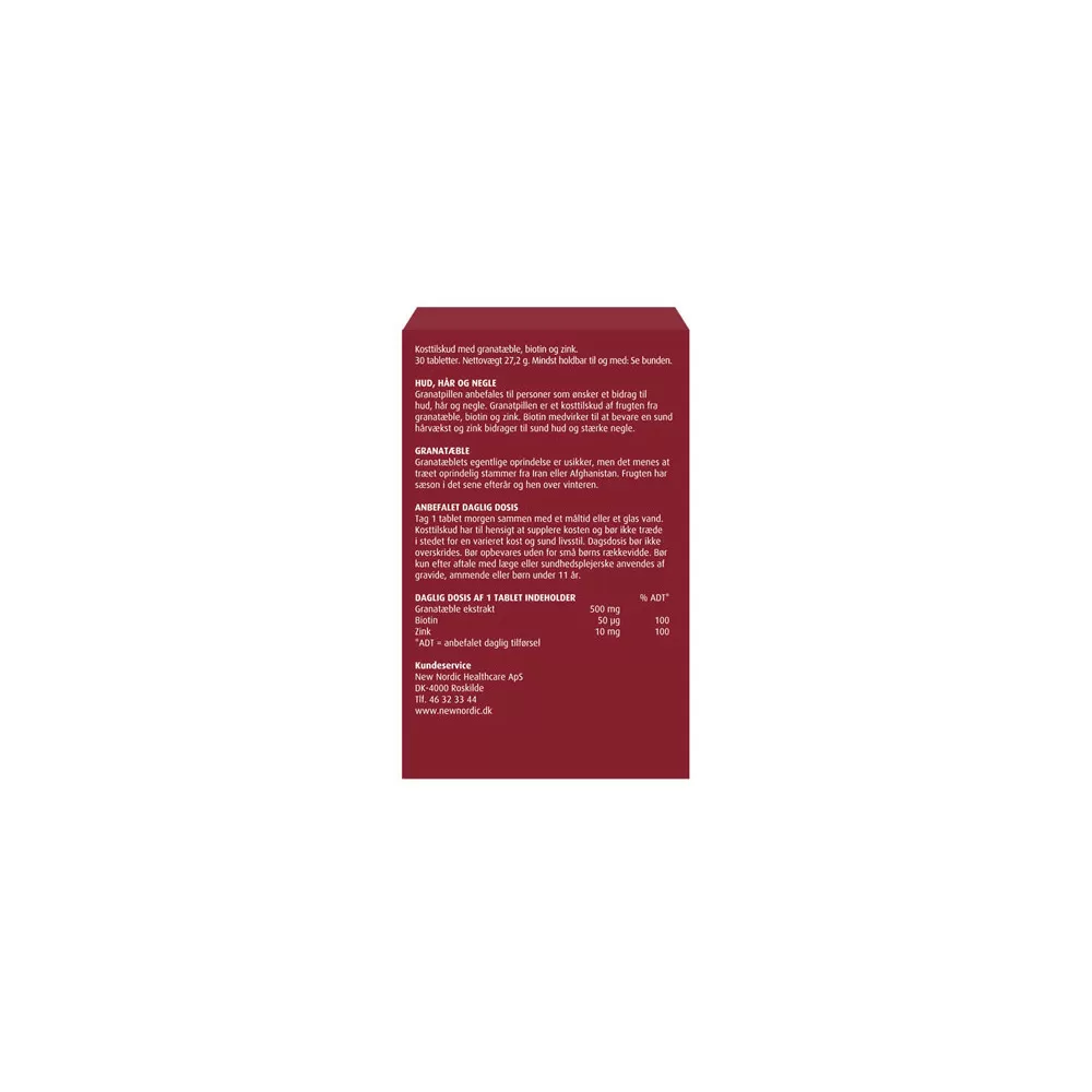 New Nordic Granatpillen - 30 tab