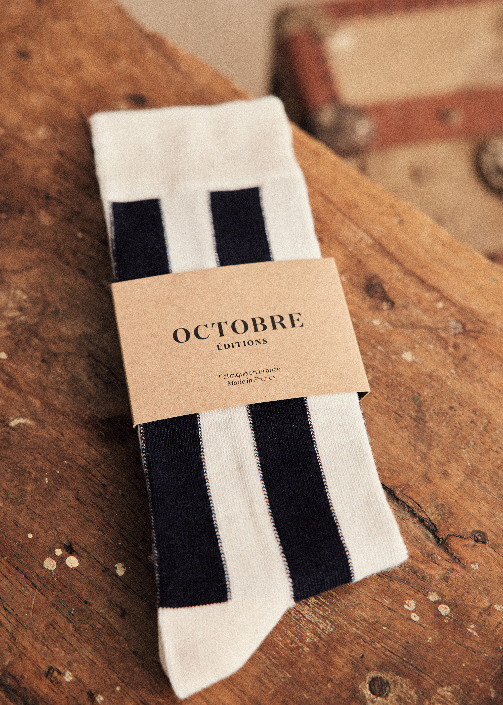 Chaussettes Fenway - Marine/Écru - POUR LUI 5906552