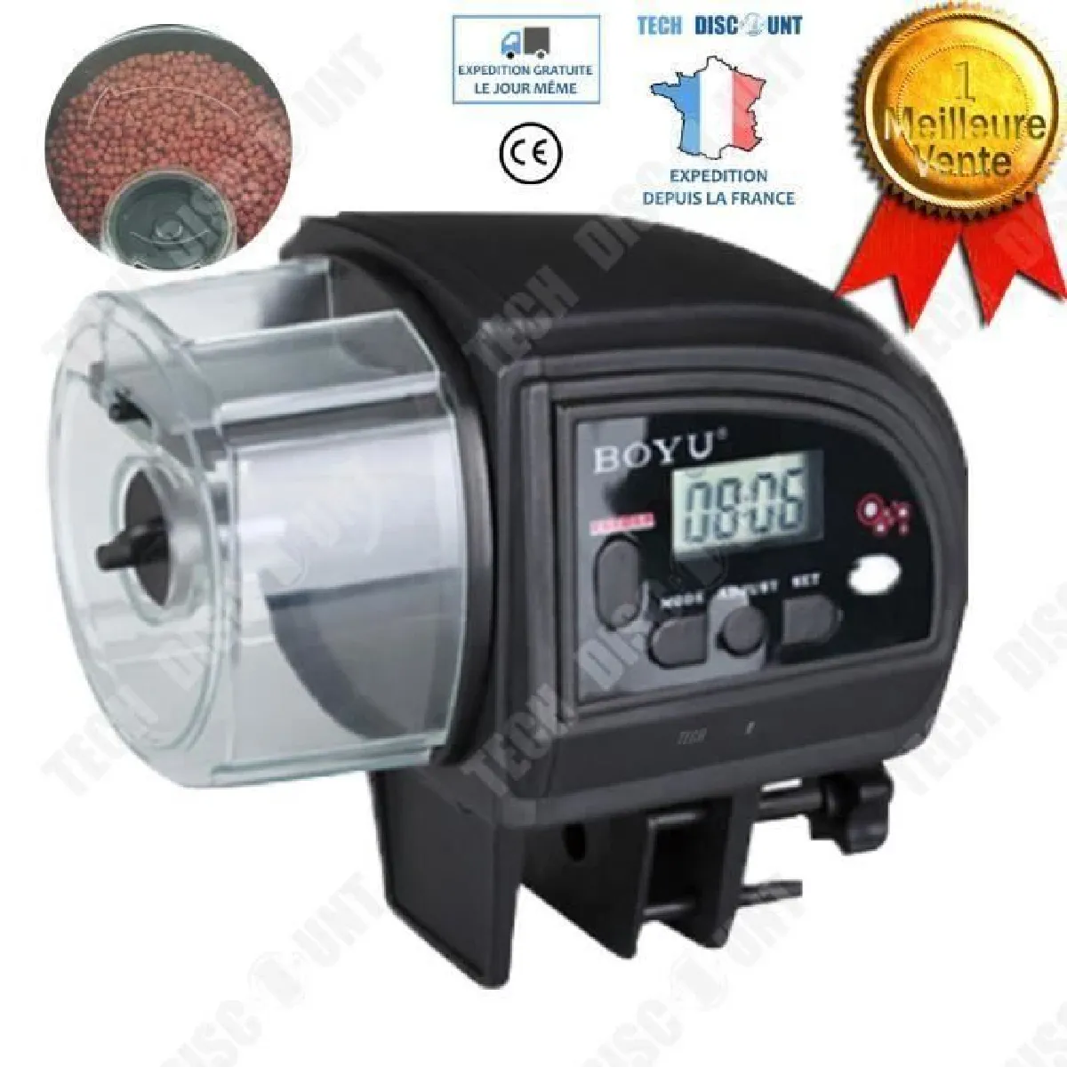 TD DistriButeur aquarium nourriture automatique