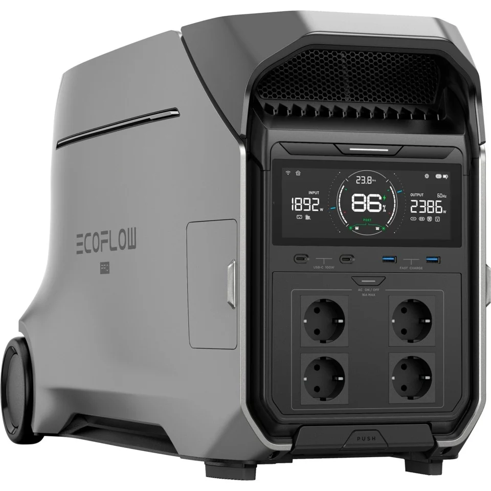 EcoFlow - Delta Pro 3 Bærbar Powerstation