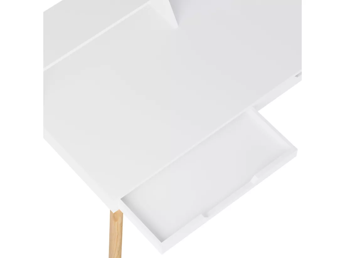table de bureau - Bois - 110 cm - Blanc - Eaton