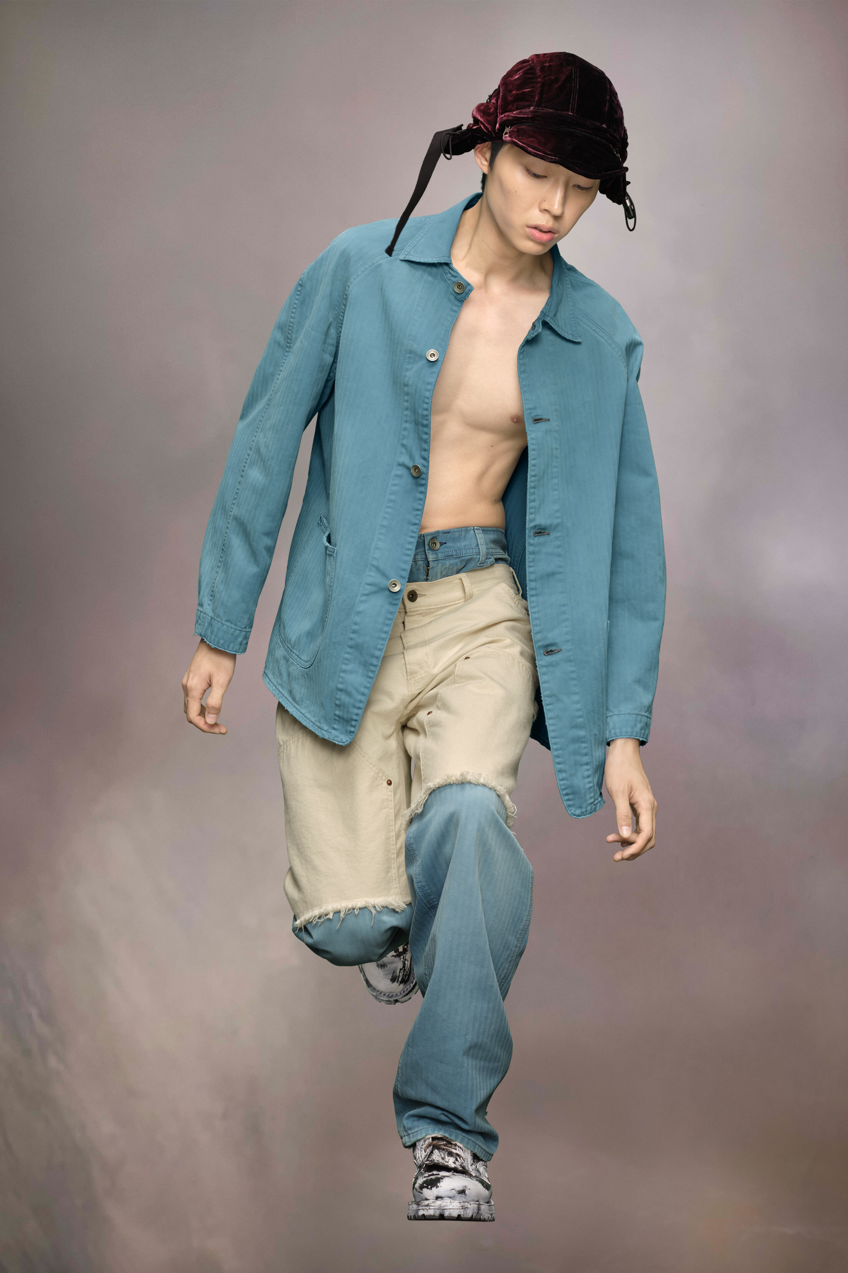 Caban en denim