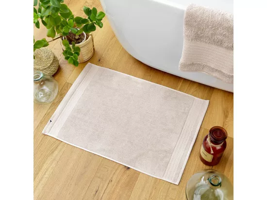 EMMA - Tapis de Bain 50x70cm en Coton Bio Coloris Pampa