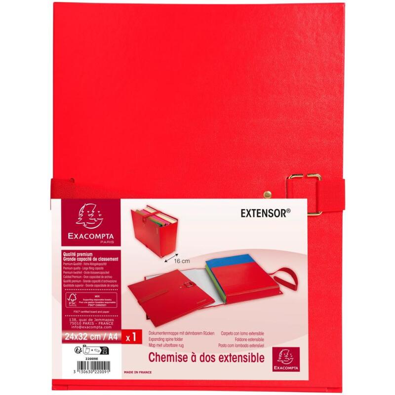 Chemise dos extensible Extensor® - 24x32cm
