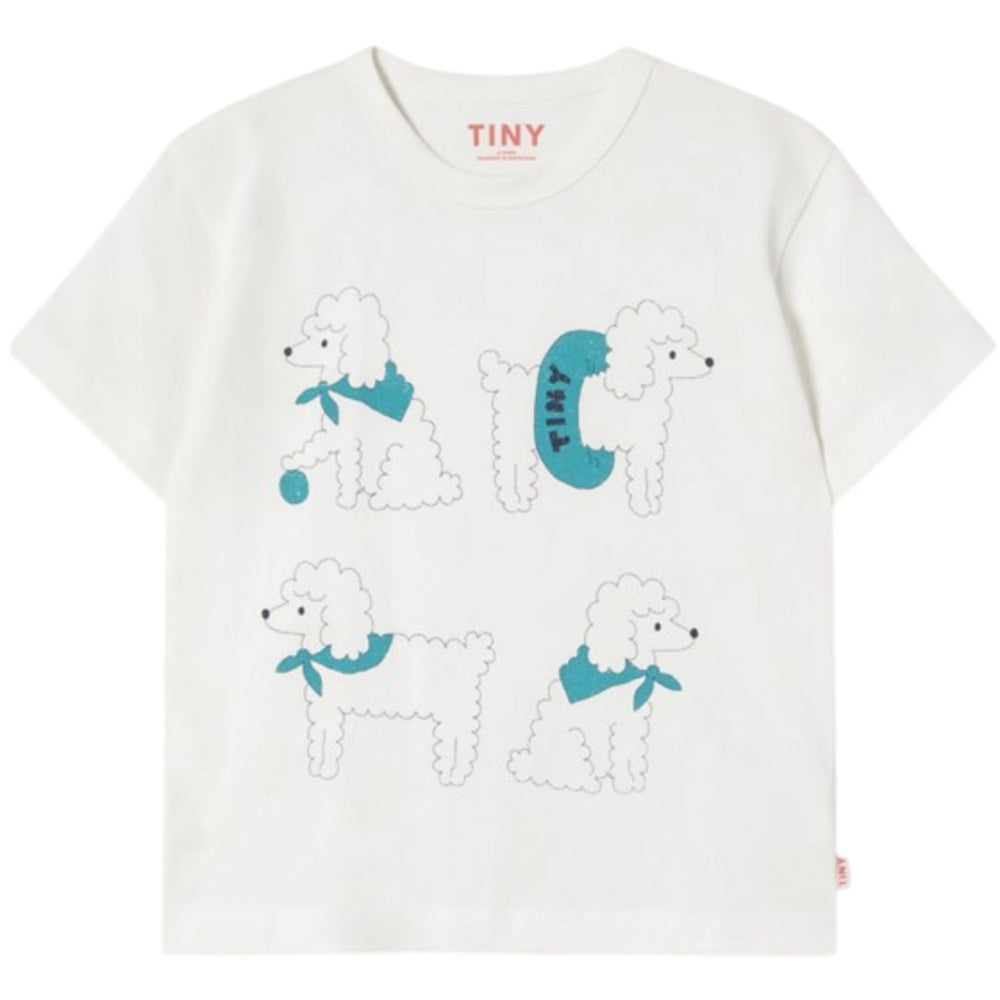 Køb TinyCottons Off-white Poodle Graphic T-Shirt