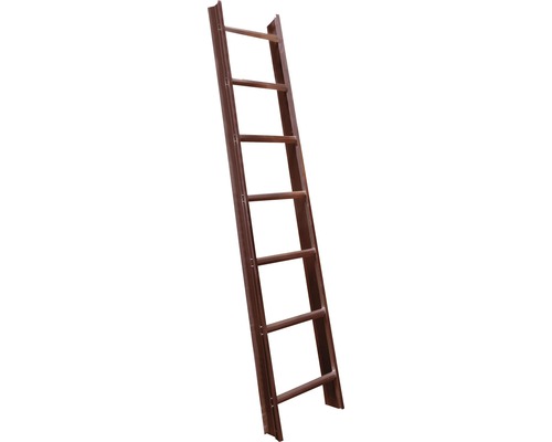 Dakladder, aluminium, bruin, 2000 mm, 7 sporten