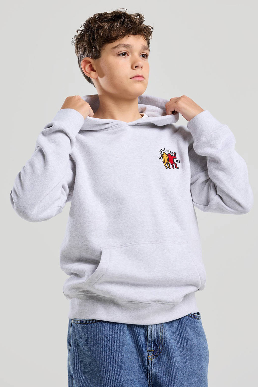 America Today sweater grijs