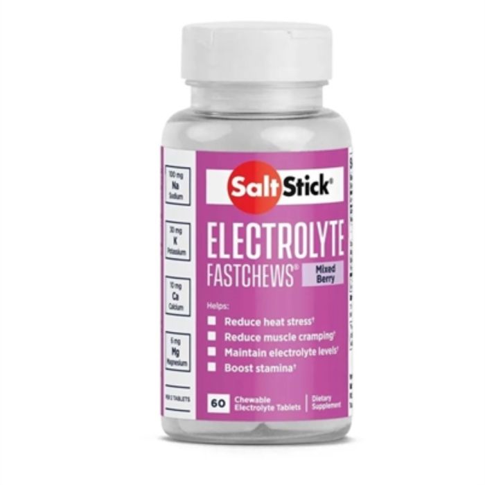 Saltstick Unisex Vitaminer og mineraler Fastchews 60ct Bottle Mixed Berry