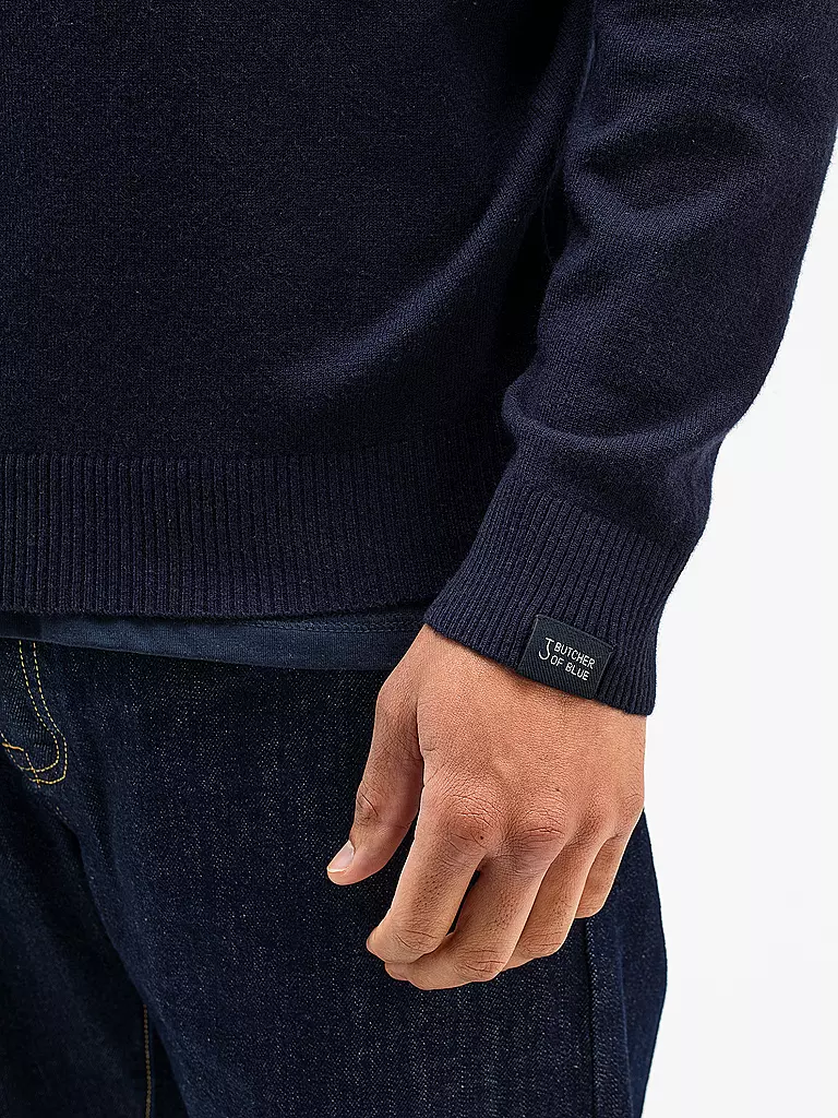 BUTCHER OF BLUE Pullover CLIFDEN blau
