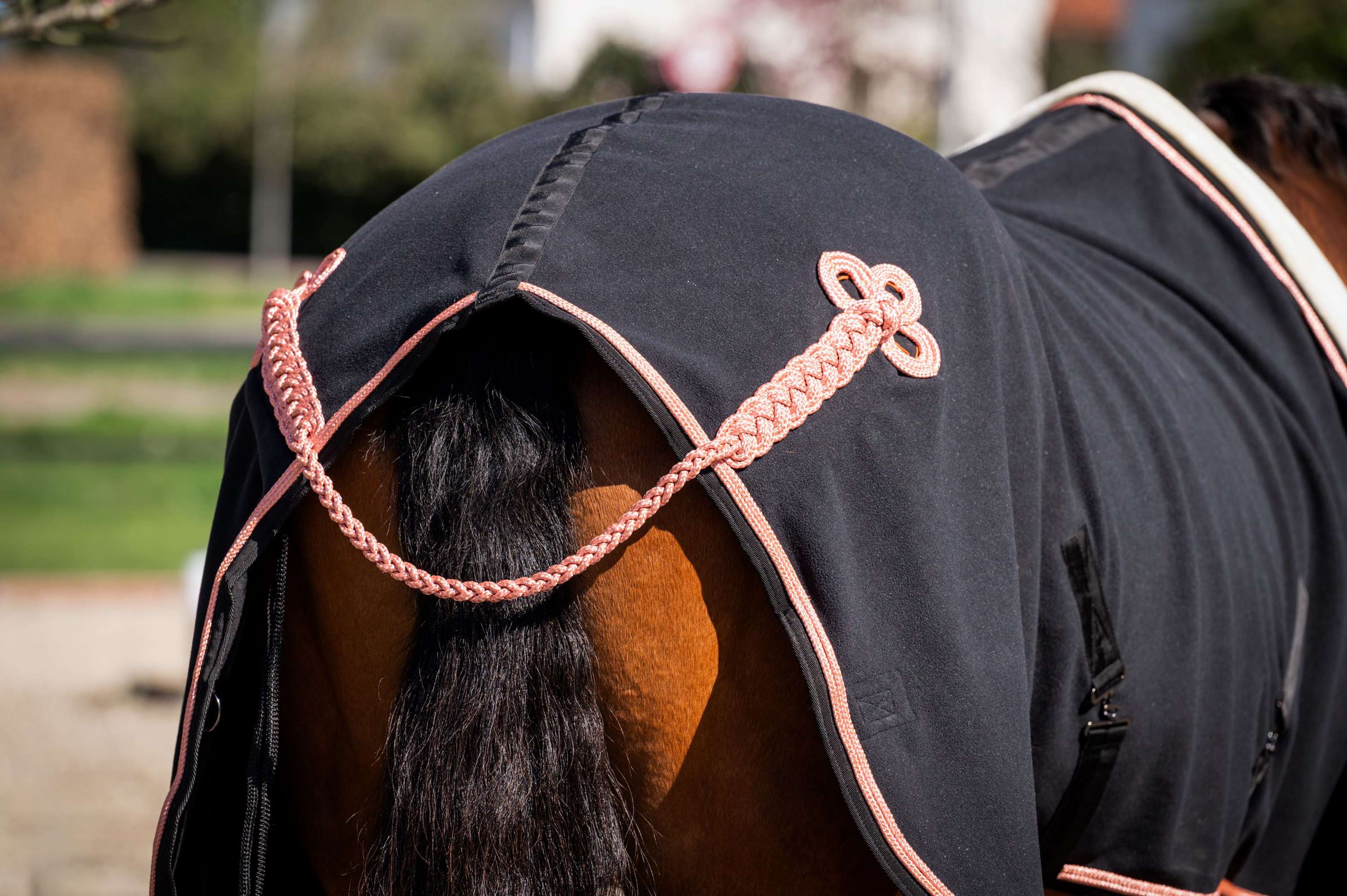 HB Showdeken Showtime Rose Gold met Hals Zwart