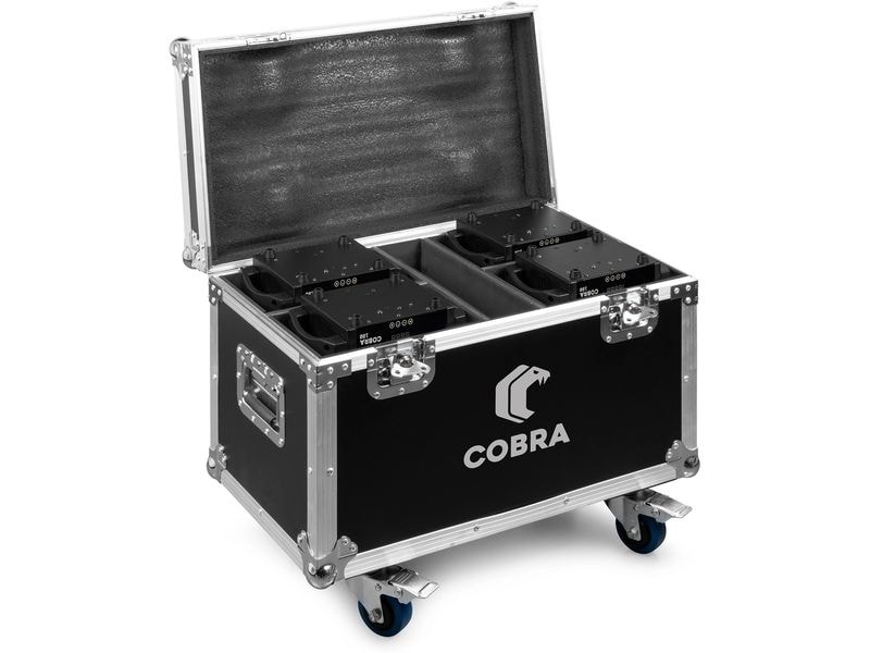 BeamZ Flightcase FC4COBRA Flightcase für 4x Moving Heads der Cobra-Serie