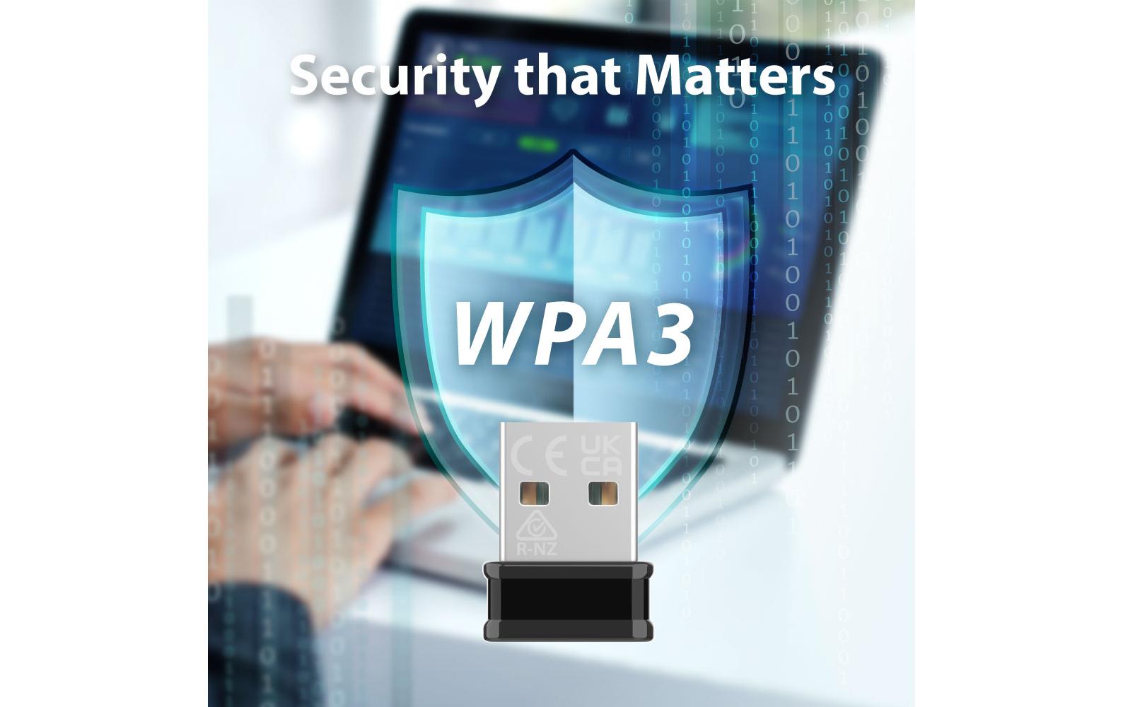WLAN-N USB-Stick EW-7711ULCAC600 WLAN 5 Nano USB-Adapter