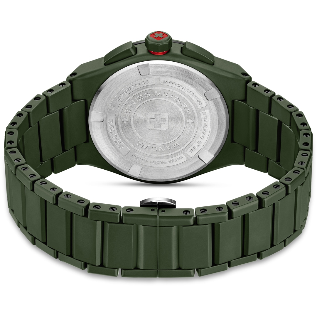 Swiss Military Hanowa Sidewinder Ceramic Grün