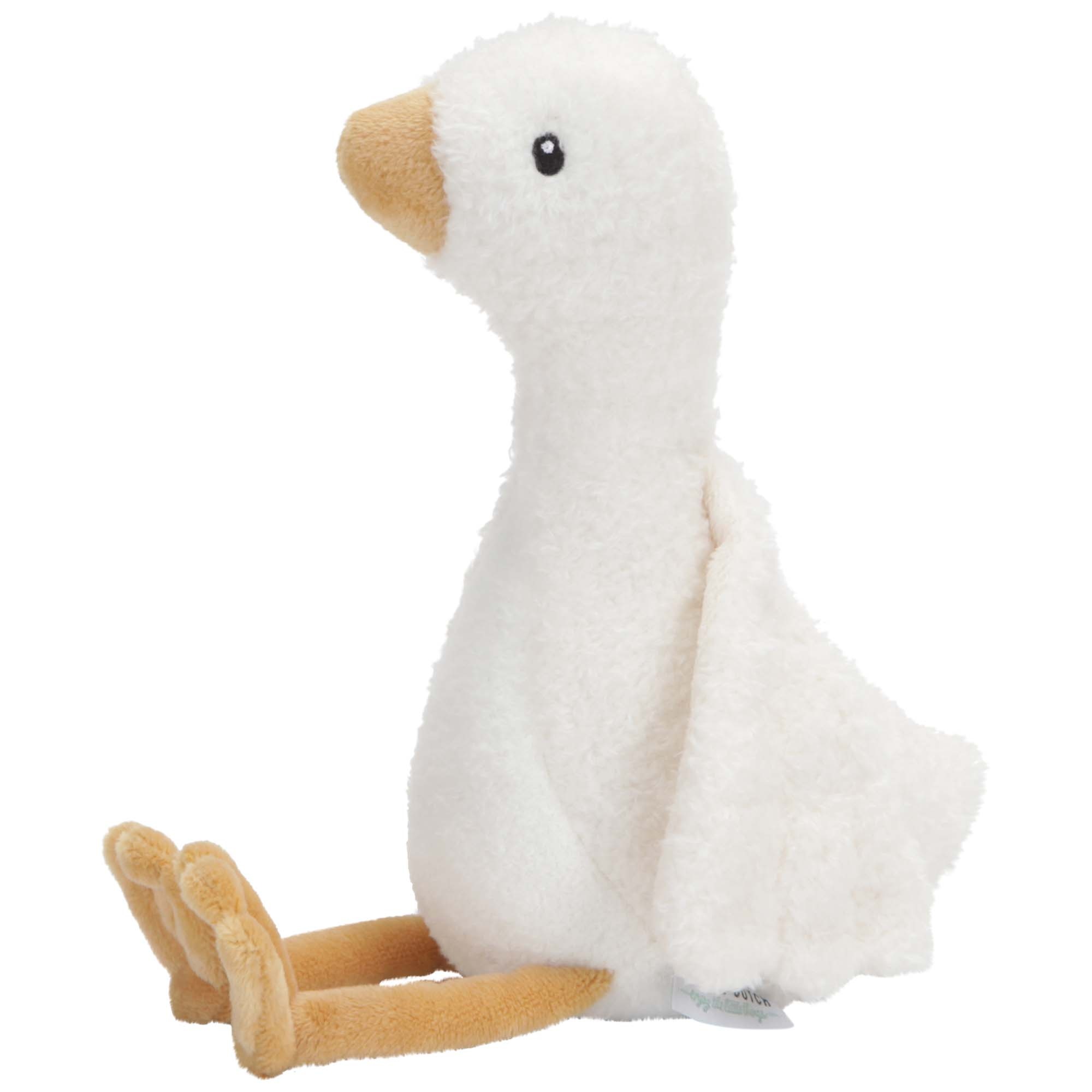 Little Dutch knuffel Little Goose 18cm wit - shop nu - Prénatal