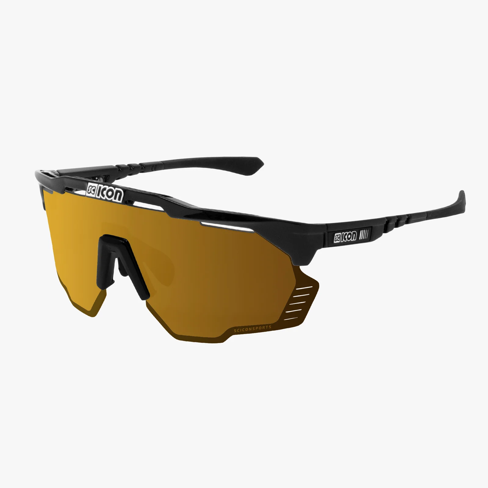 Scicon Aeroshade Kunken cykelbriller sort/multimirro bronze