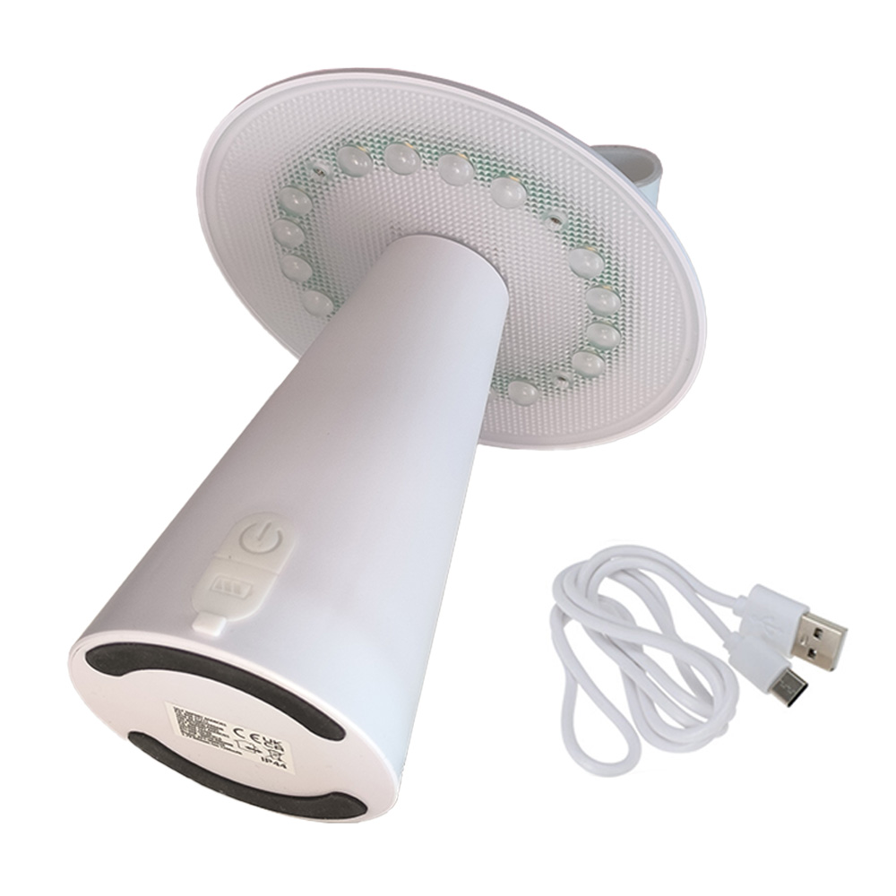Lampe de table champignon rechargeable USB