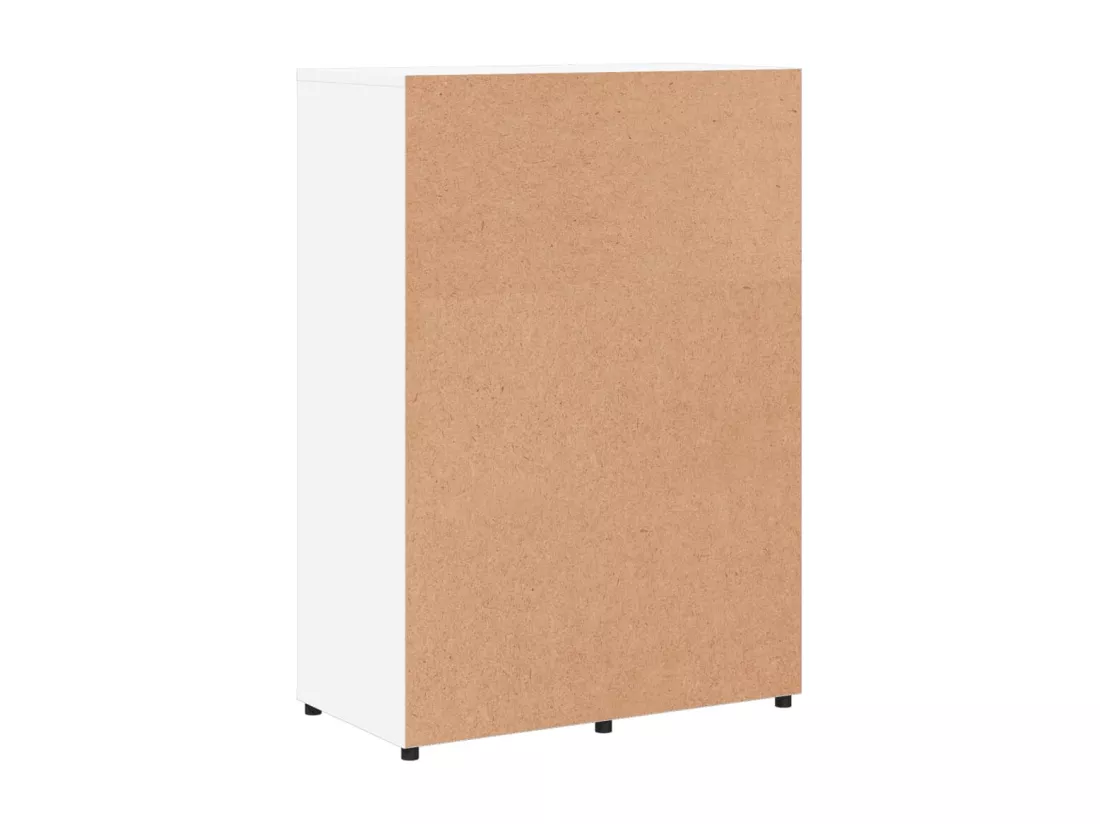 Buffets 2 pcs blanc 60x31x84 cm bois d'ingénierie
