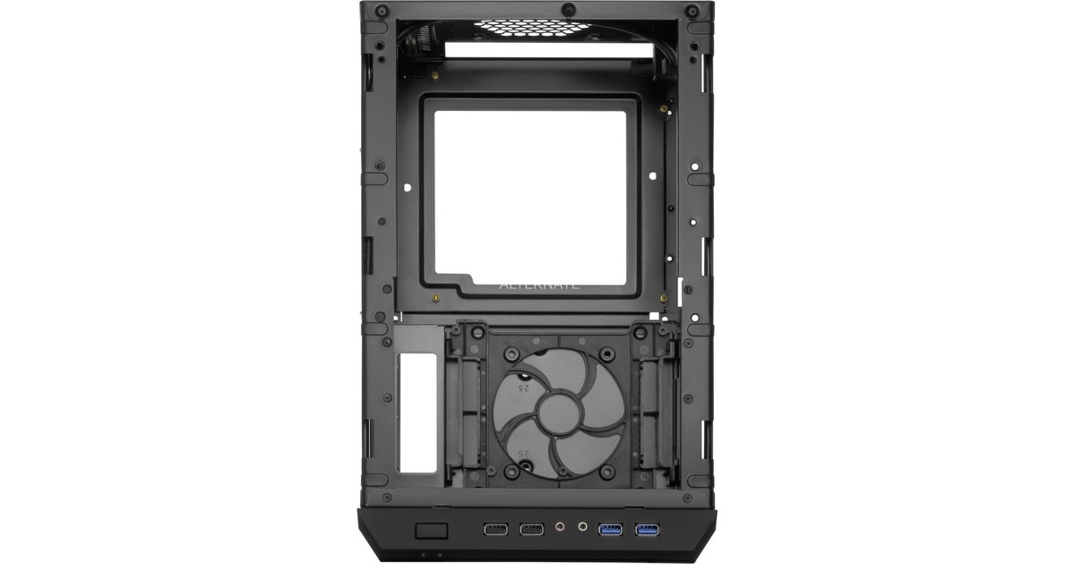 SharkoonQB One desktop behuizing  (Zwart | 4x USB-A)