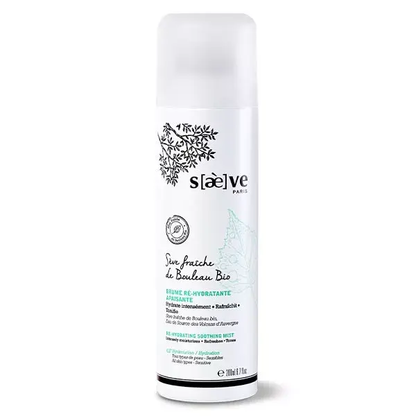 Spray hidratante e calmante de seiva de bétula orgânica S[aè]ve 200ml