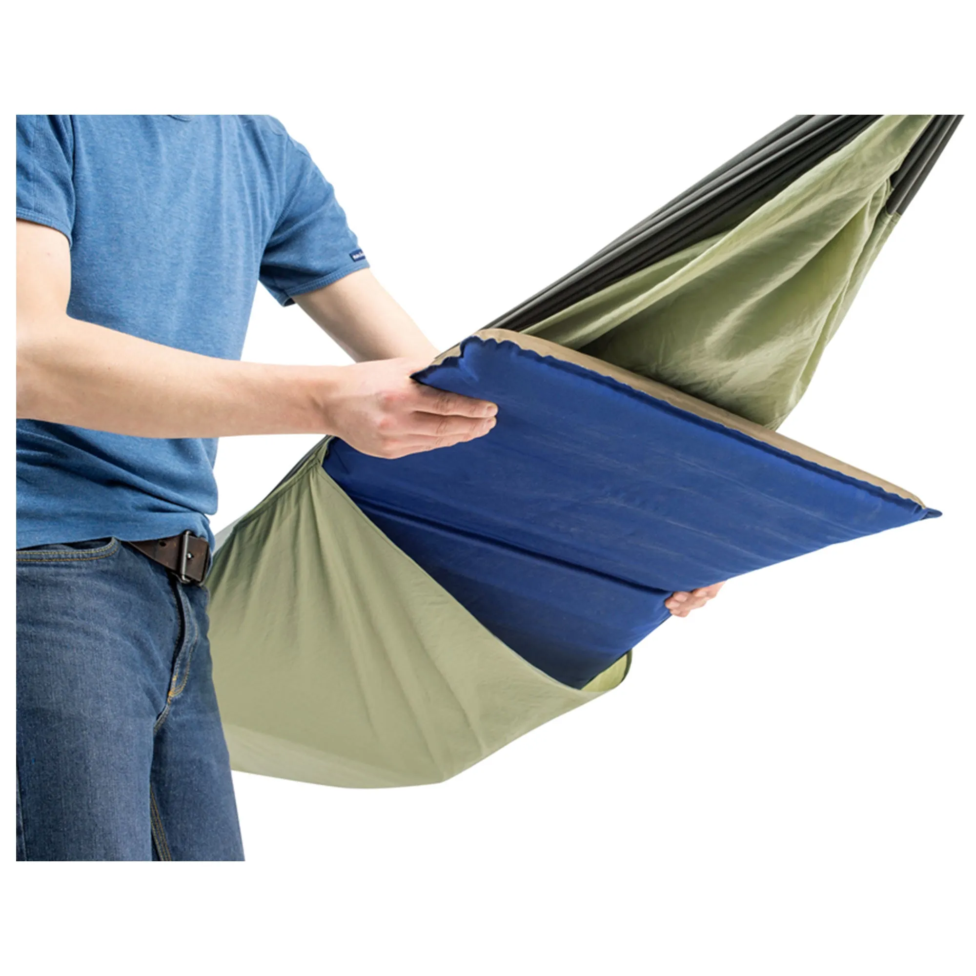 Amazonas -  Amazonas Hängematte Silk Traveller Thermo grün oliv
