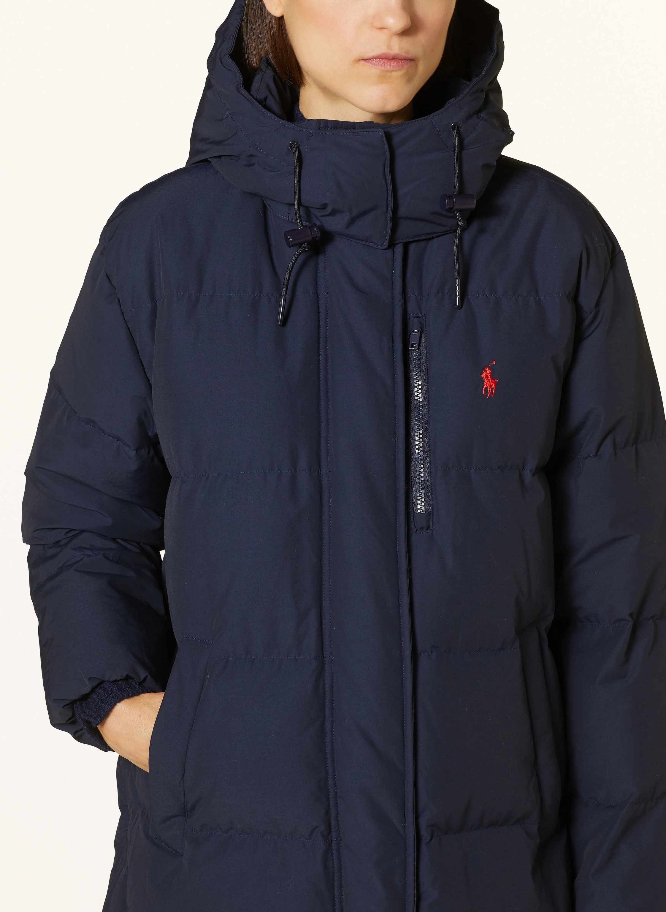 POLO RALPH LAUREN Daunenmantel mit abnehmbarer Kapuze