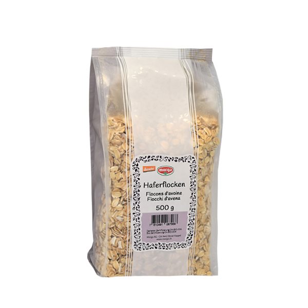 MORGA Haferflocken<br>500 g, Beutel, Demeter