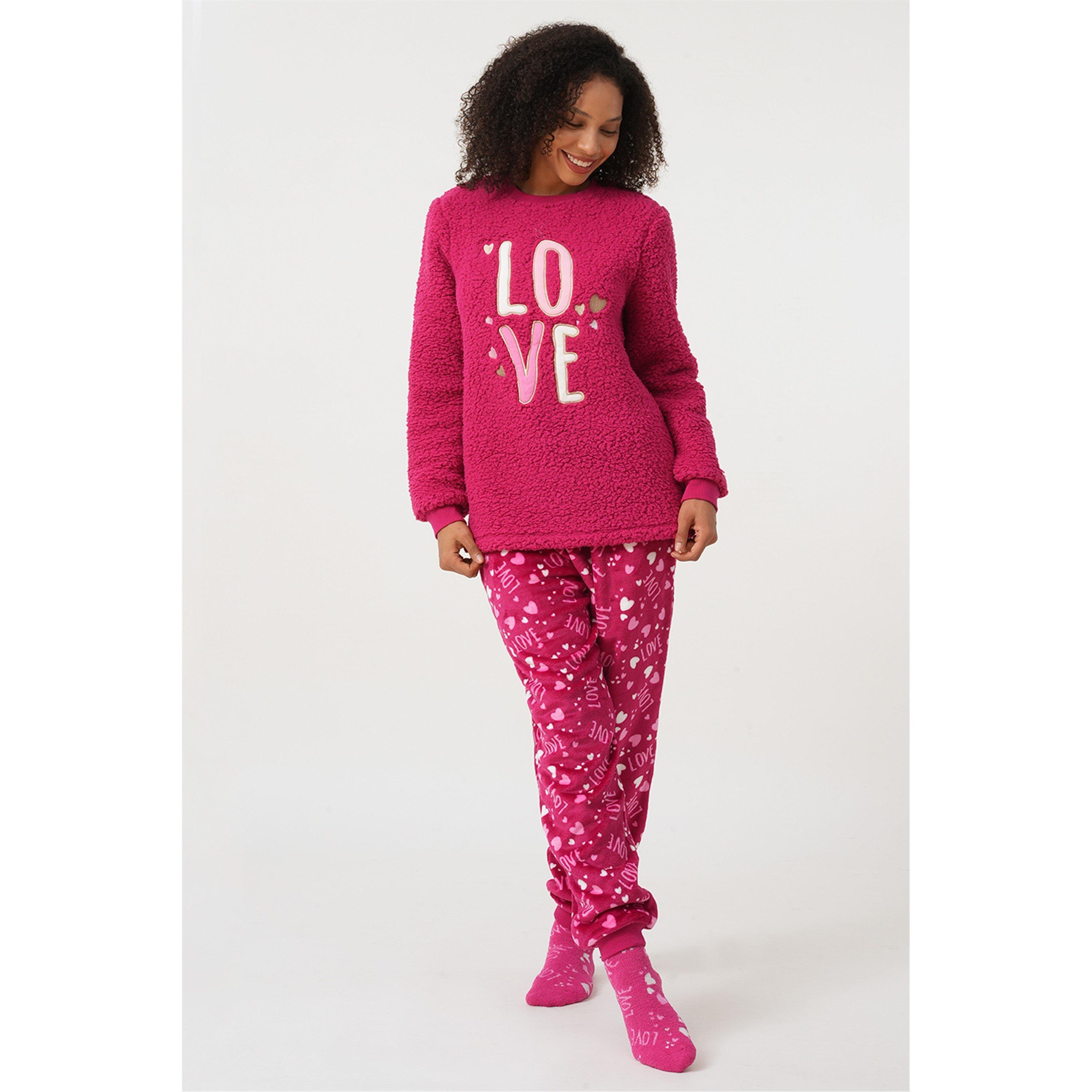 Linea Ladies Love Pyjama and Hot Water Bottle Gift Set
