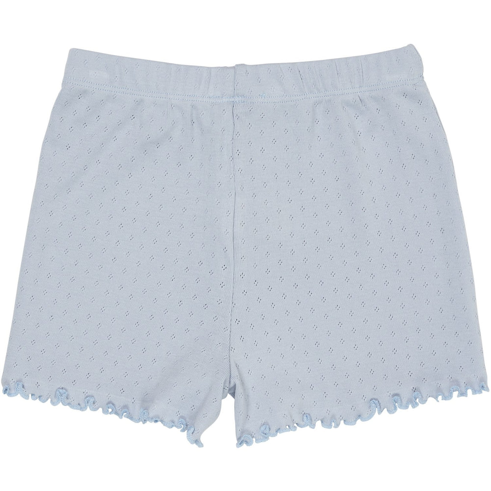 Køb COPENHAGEN COLORS Dusty Blue Summer Pointelle Shorts