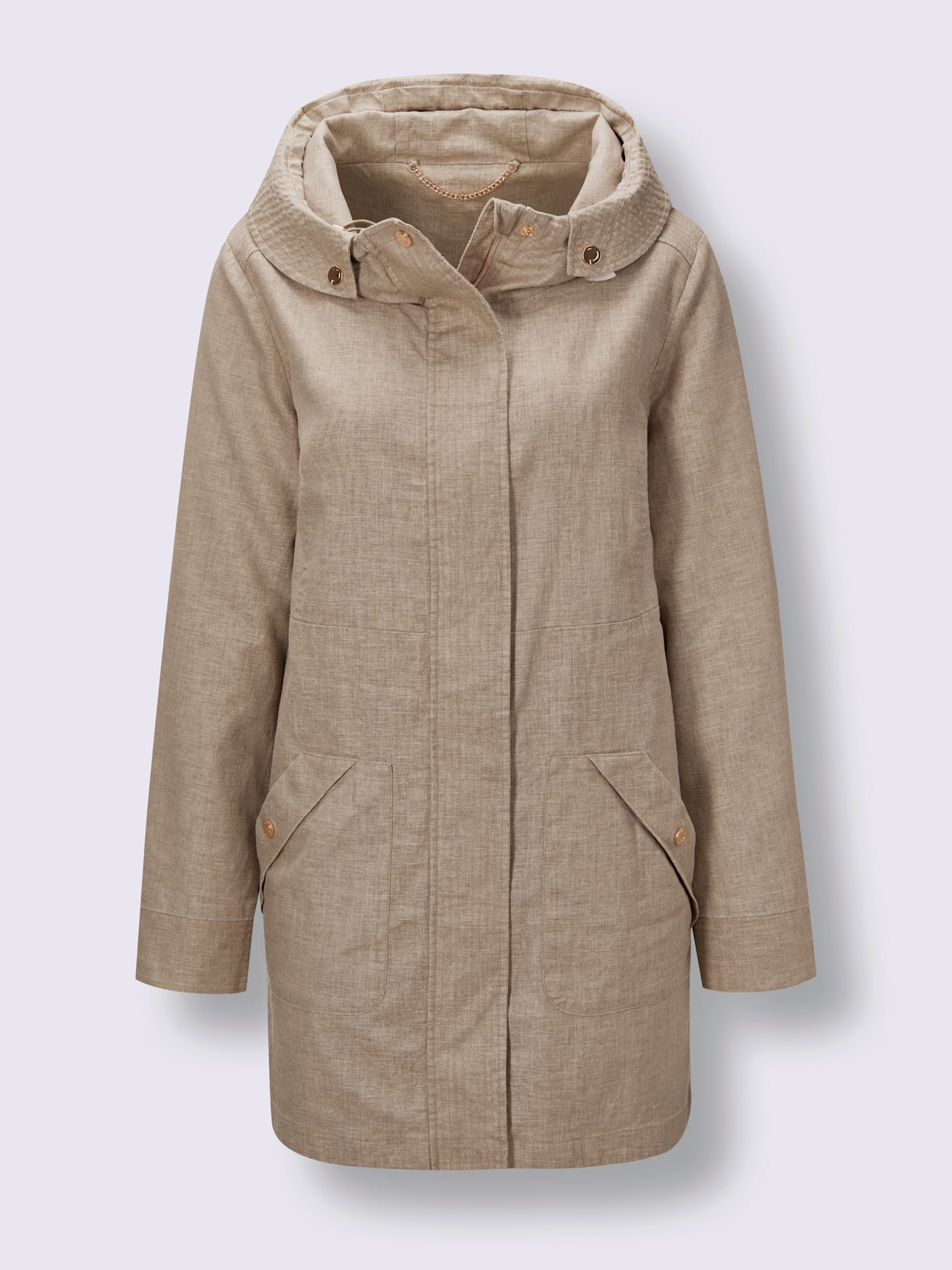 Veste en lin et viscose mélange de qualité